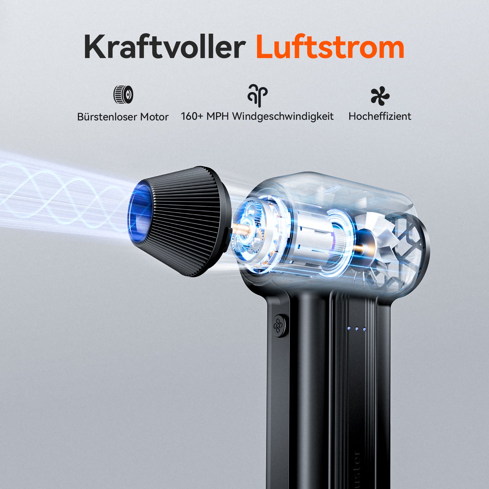 WOLFBOX MF60 Elektrischer Luftstaubbläser