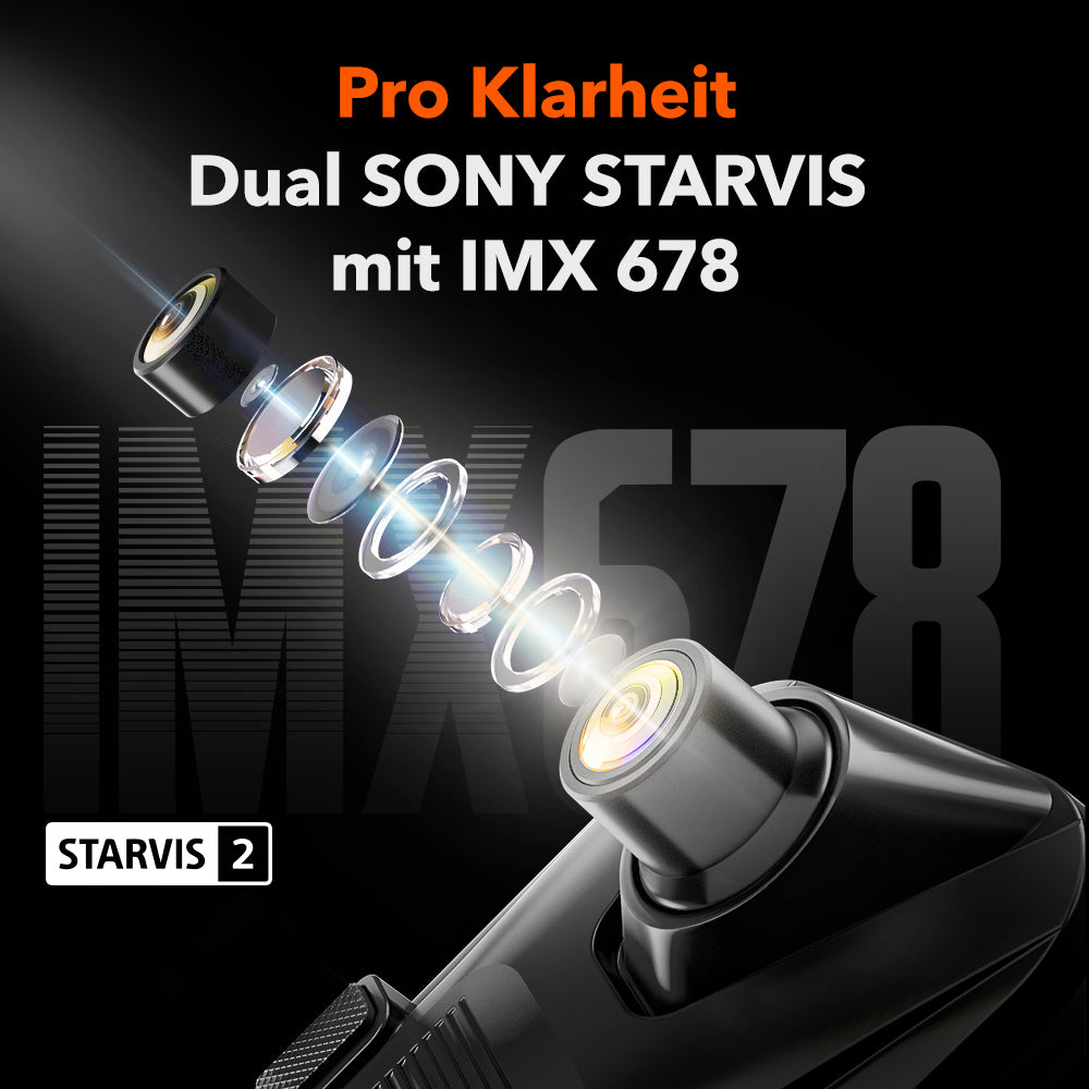 WOLFBOX G900Pro 12MP WiFi Touchscreen Rückspiegel Dashcam Smart Spiegel