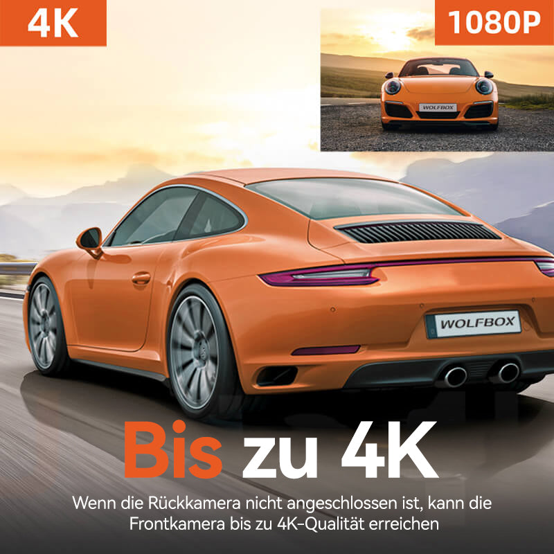 i07 | 3-Kanal 2.5K+1080P+1080P Dashcam mit integriertem GPS und WiFi