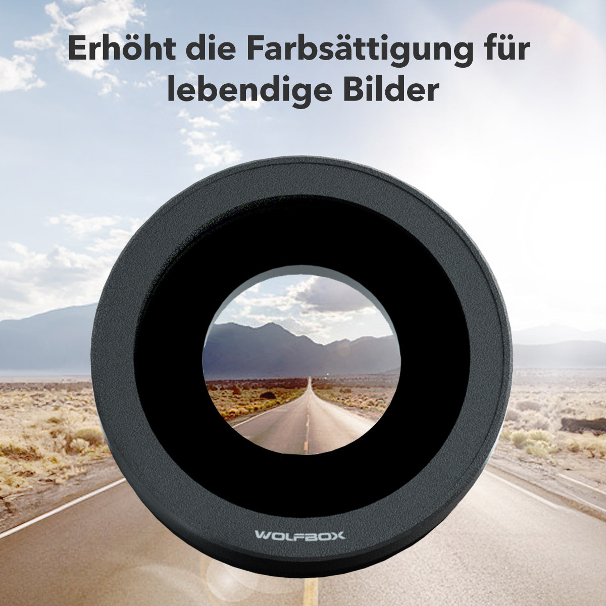 WOLFBOX zirkular polarisierendes Objektiv für G840S/G850/G900/G840H Spiegel-Dashcam