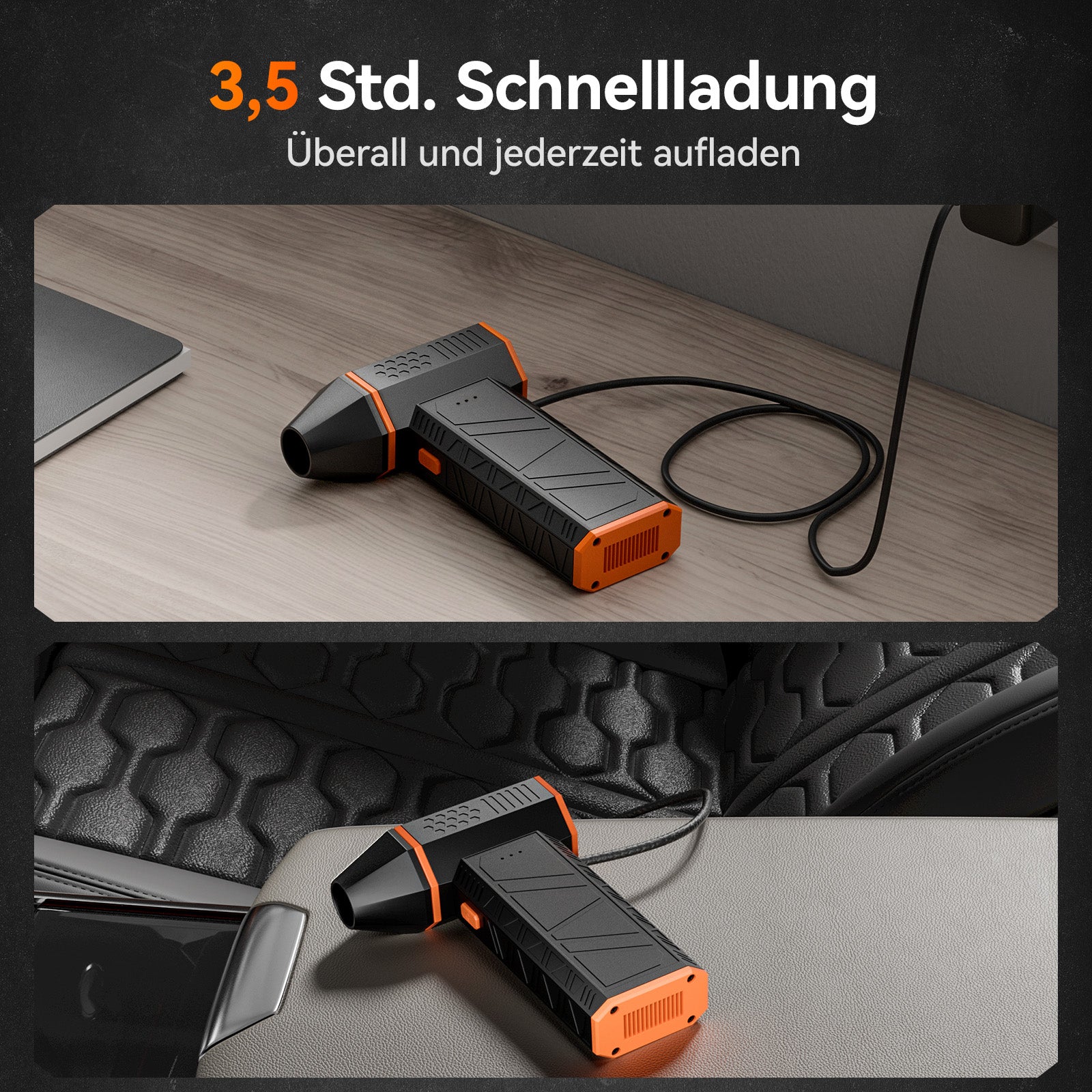 Elektrischer Luftstaubbläser – 110000 RPM Superleistung | WOLFBOX MF50