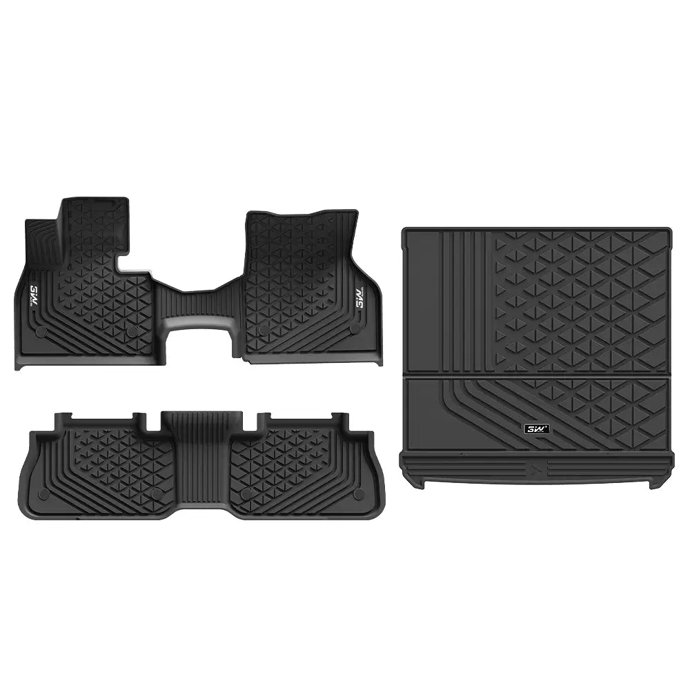 3W All Weather Car Mats für BMW iX 2022–2025 (Linkslenker)