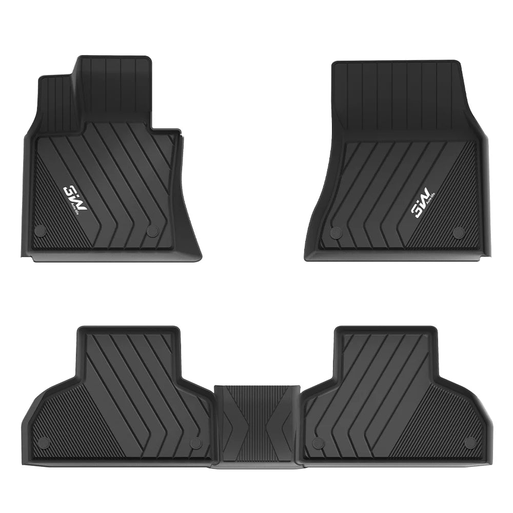 3W All Weather Car Mats für BMW X6 F16 2015–2018 / BMW X5 F15 2014–2018 (Linkslenker)