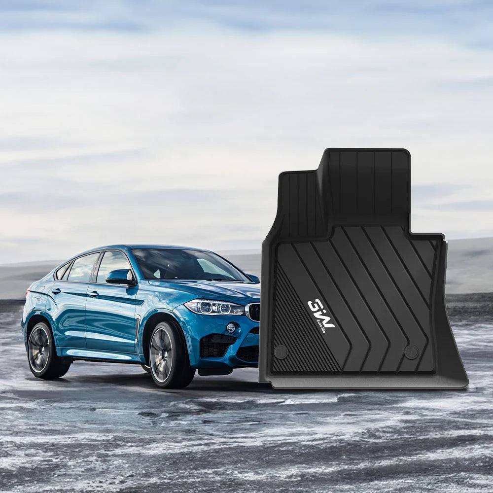 3W All Weather Car Mats für BMW X6 F16 2015–2018 / BMW X5 F15 2014–2018 (Linkslenker)