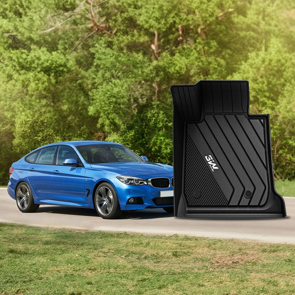 3W Allwetter-Fußmatten für BMW 3 Series F30 2012–2018 (Linkslenker)