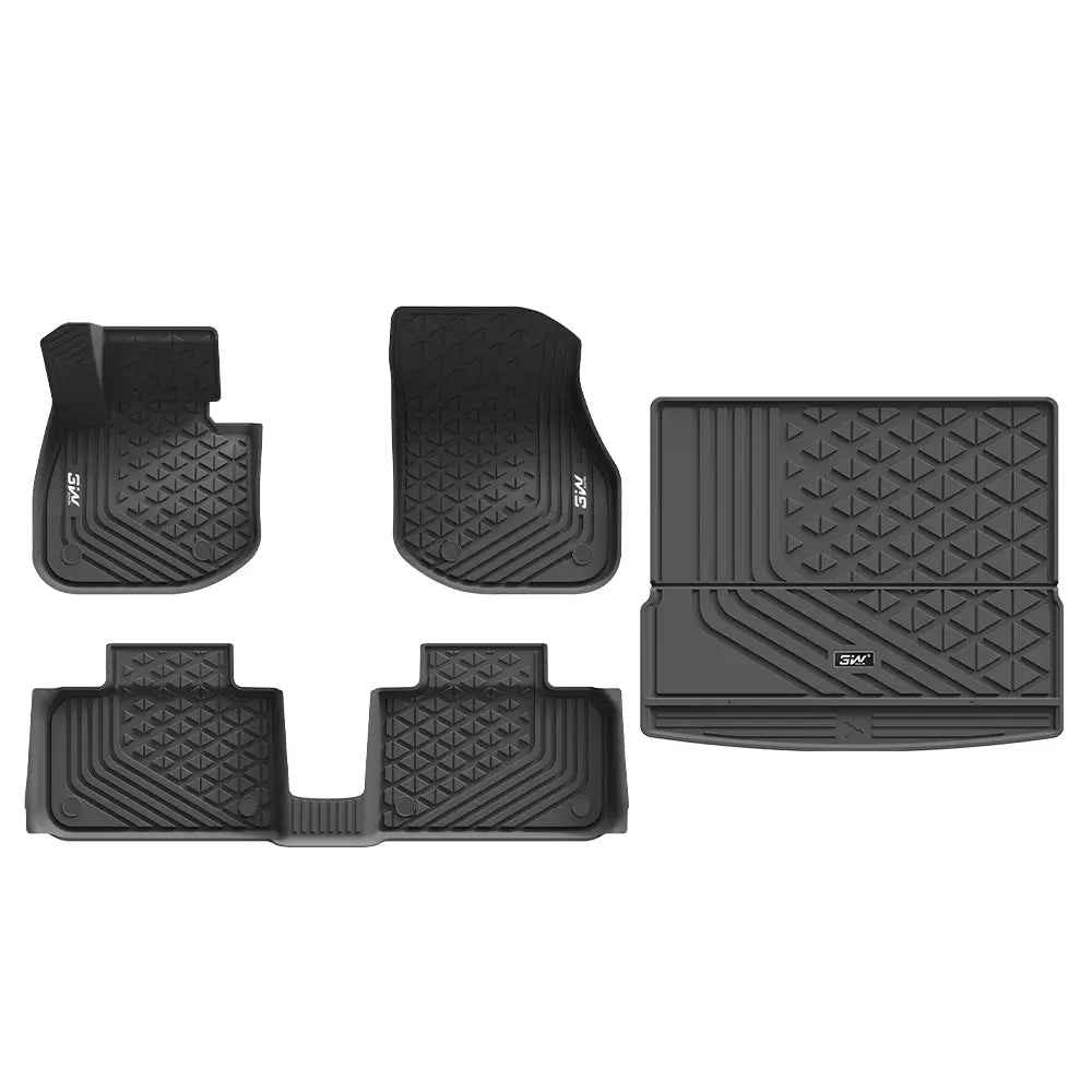 3W All Weather TPE Car Mats für BMW iX1 U11 und BMW X1 xDrive 25e 2023–2026 (Linkslenker)