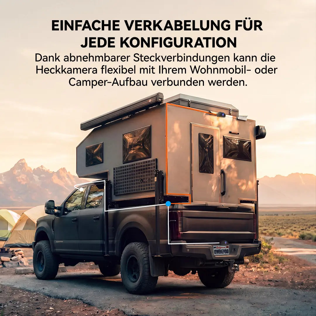 WOLFBOX G900Pro Smarte Rückspiegel-Dashcam mit Rückfahrkamera