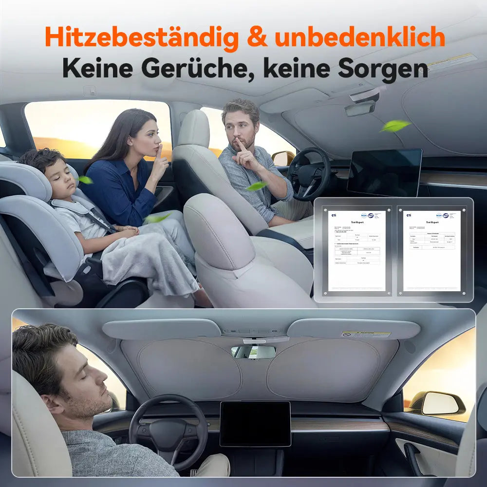 WOLFBOX Graphen-Windschutzscheiben-Sonnenschutz