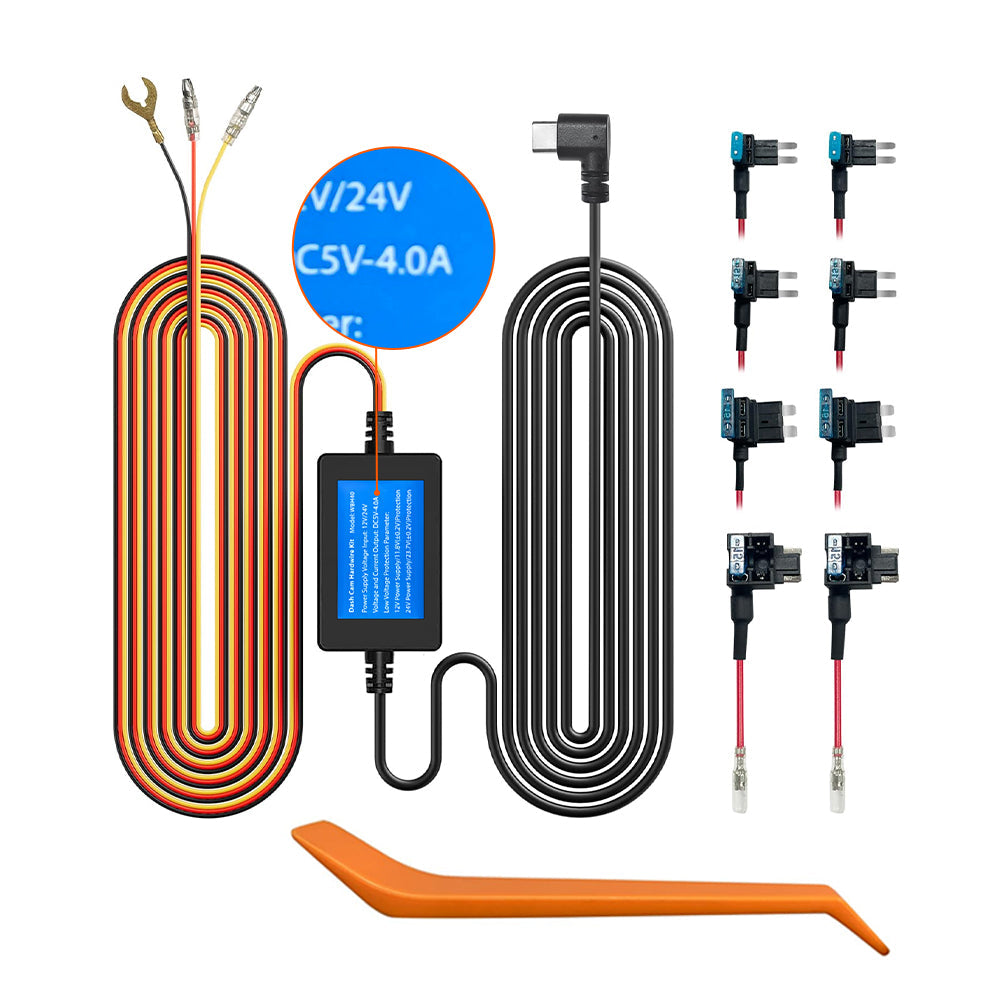 WOLFBOX Dashcam Multifunktionales Hardwire-Kit für G900TriPro