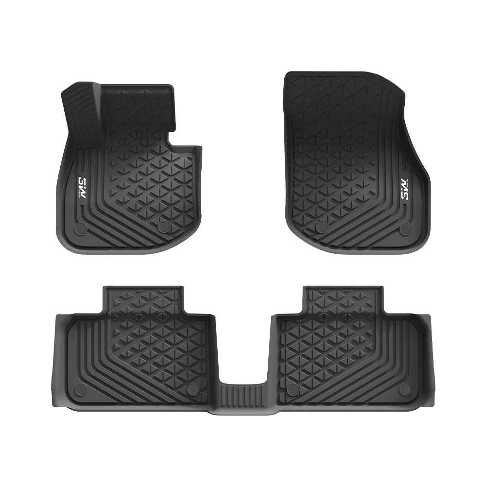3W All Weather TPE Car Mats für BMW iX1 U11 und BMW X1 xDrive 25e 2023–2026 (Linkslenker)
