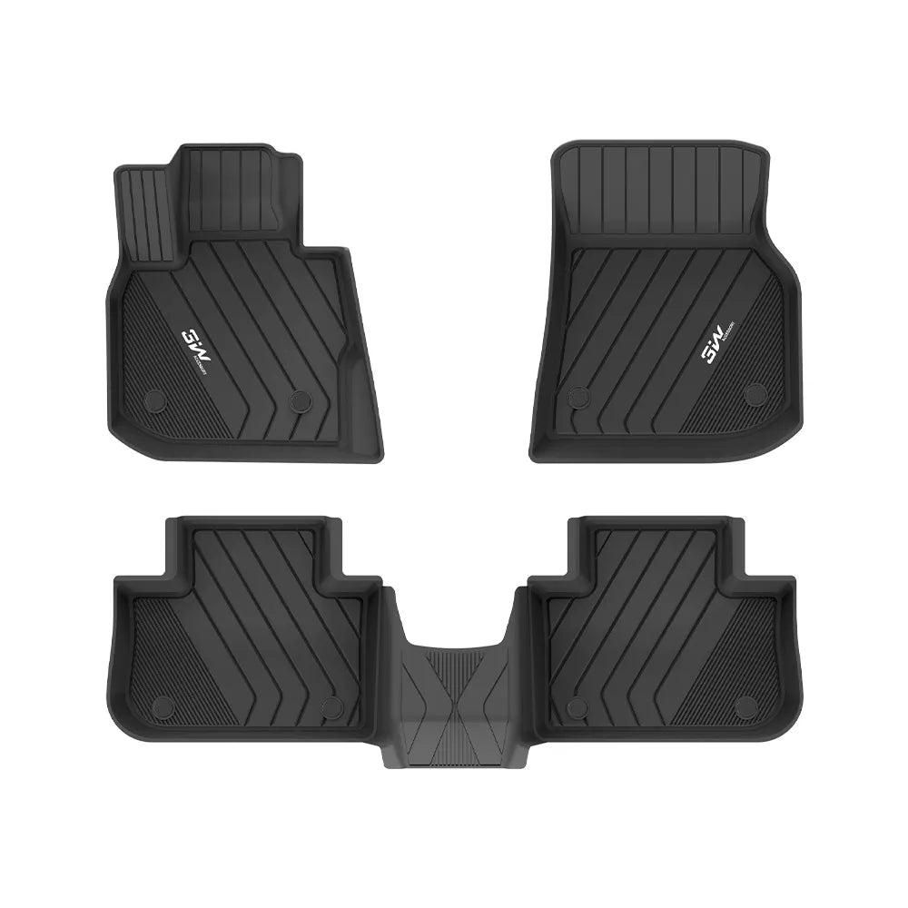 3W All Weather Car Mats für BMW X3 G01 2018–2023 (Linkslenker)
