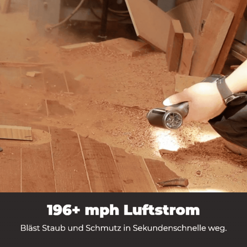 WOLFBOX MF200 Druckluftbläser – Wechselbare Batteriekassette