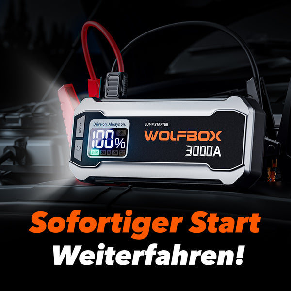 WOLFBOX MegaVolt16 Starthilfegerät