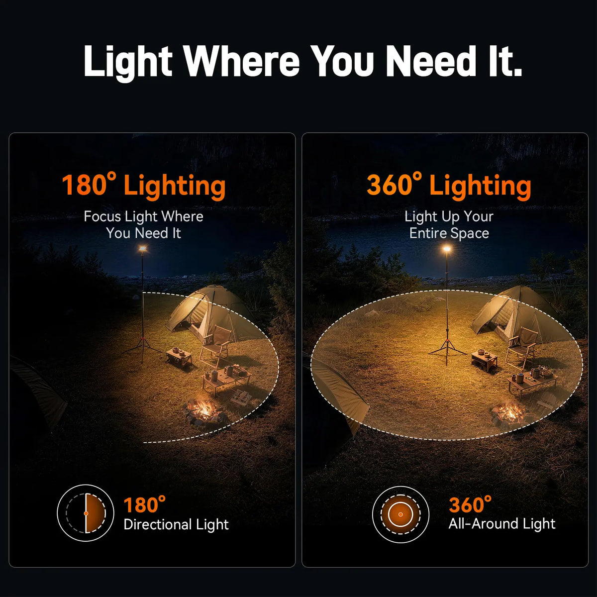 TL2000 Telescopic Camping Light | 30-Month Warranty