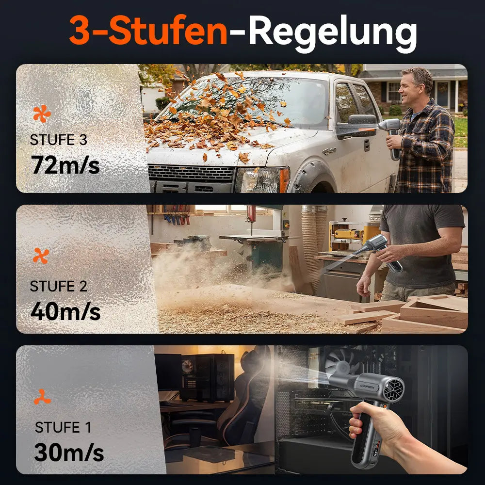 WOLFBOX MF400 Druckluftreiniger