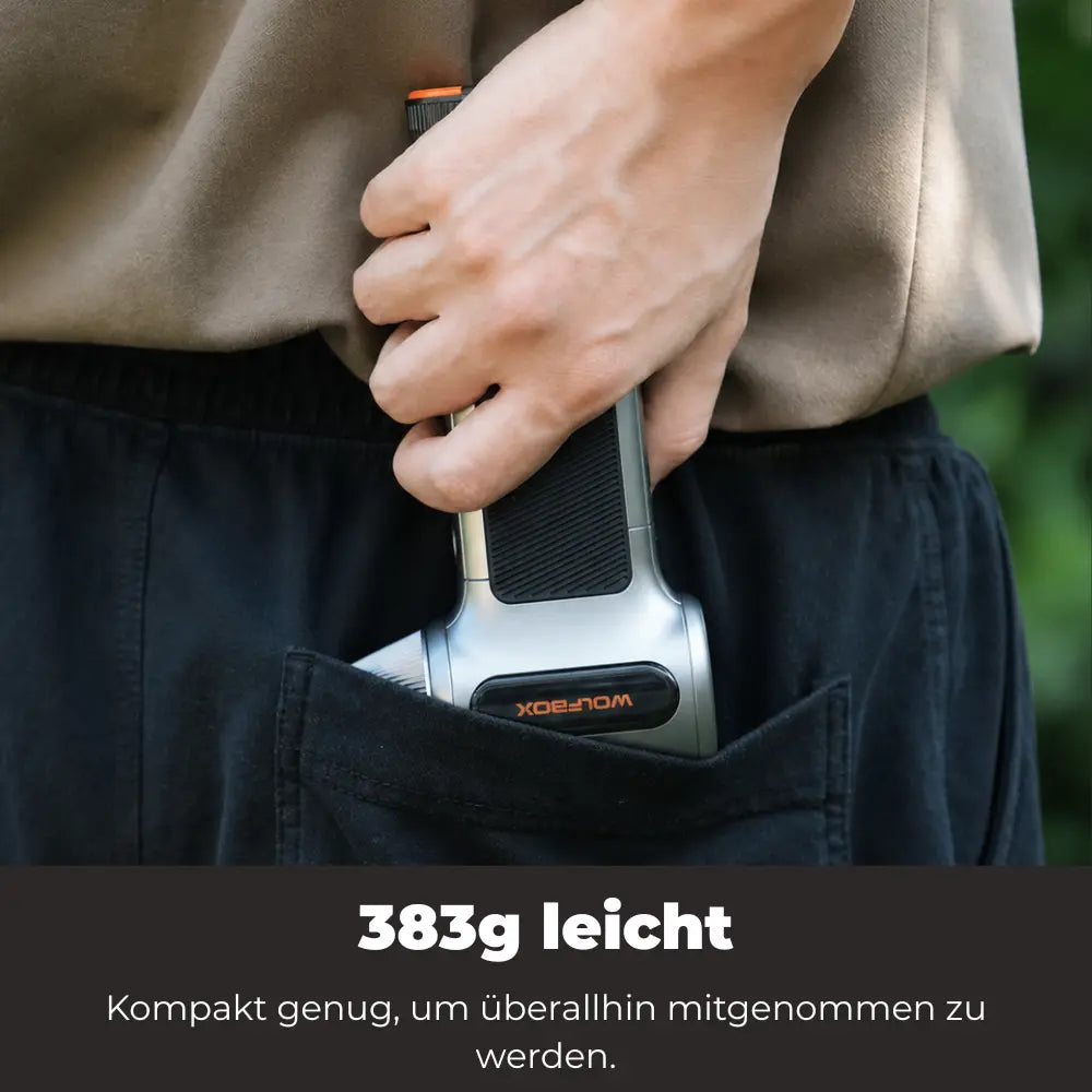 WOLFBOX MF200 Druckluftbläser – Wechselbare Batteriekassette