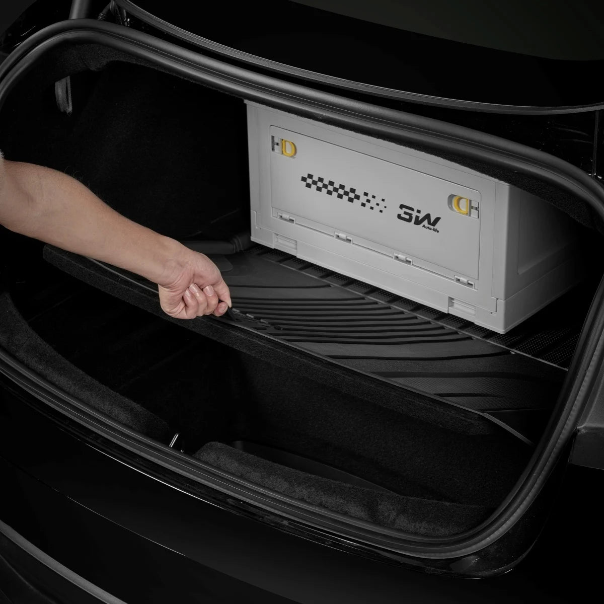 3W Allwetter-Autofußmatten für Tesla Model 3 Highland 2024–2026 LHD【Pro-Version】