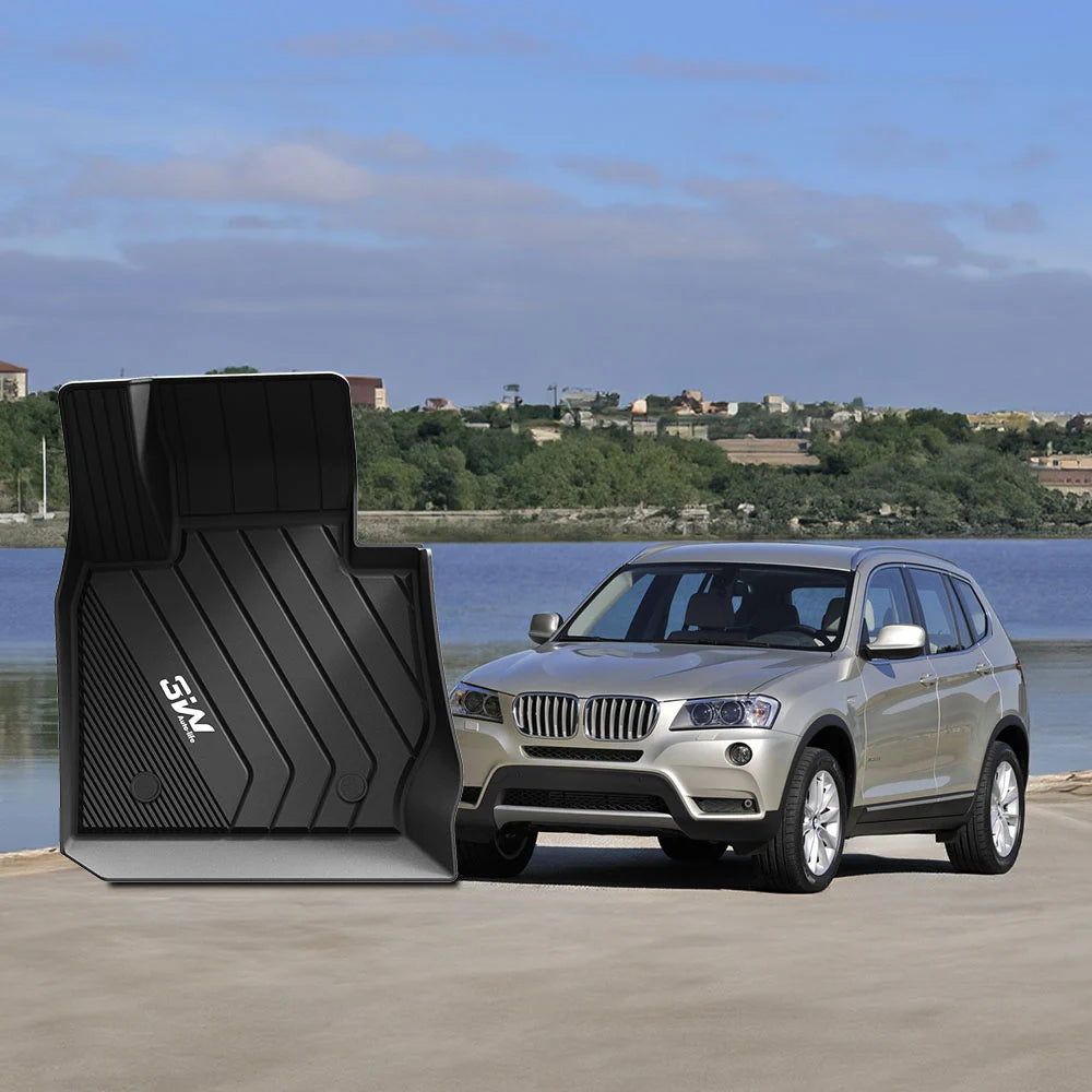 3W All Weather Car Mats für BMW X3 F25 2011–2017 (Linkslenker)