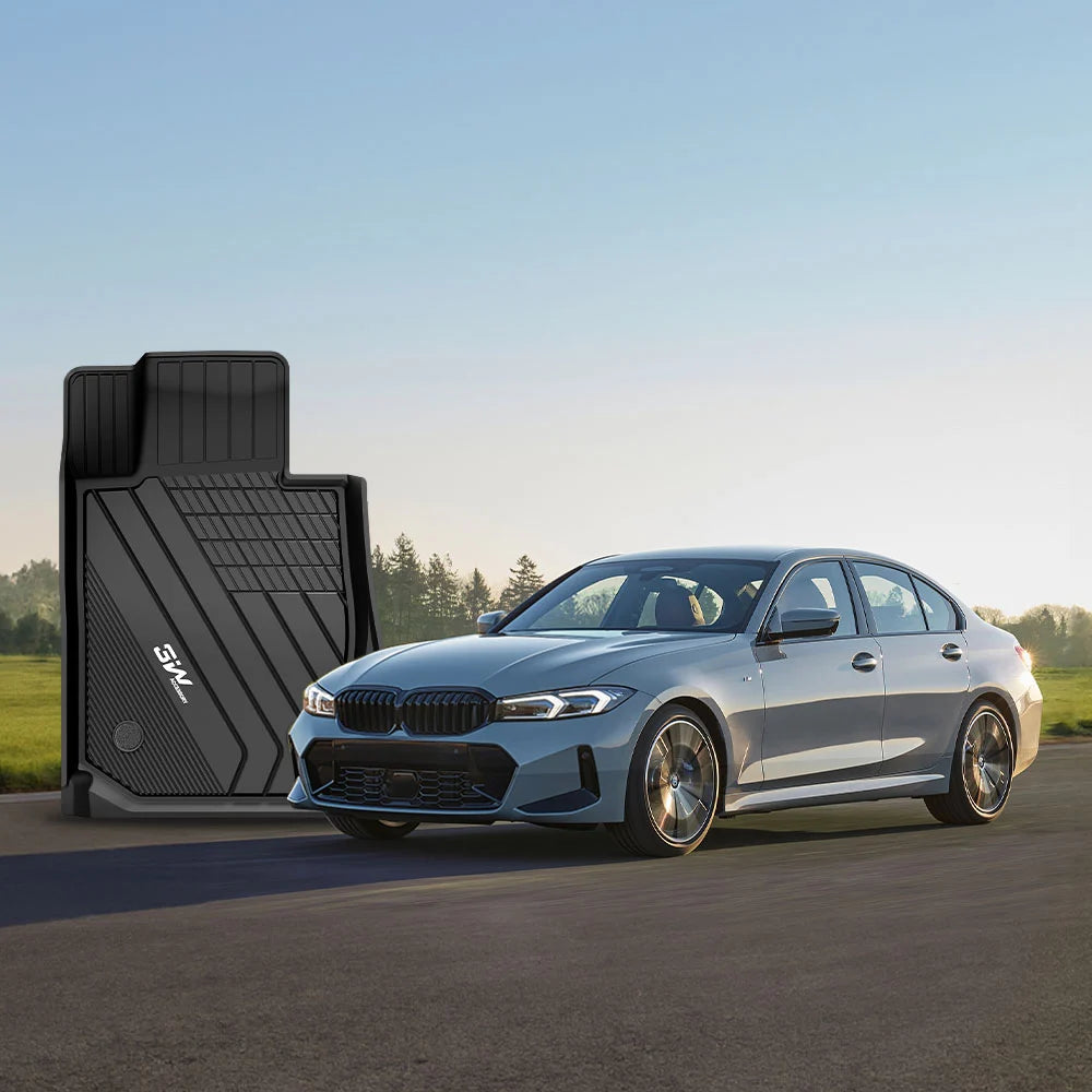 3W All Weather TPE Car Mats für BMW 3 Series G20 2019–2025 (Linkslenker)