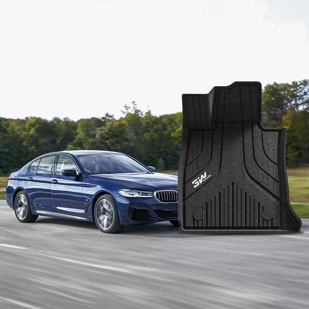 3W Allwetter-Autofußmatten für BMW 5 Series G60 2024–2026 (Linkslenker)