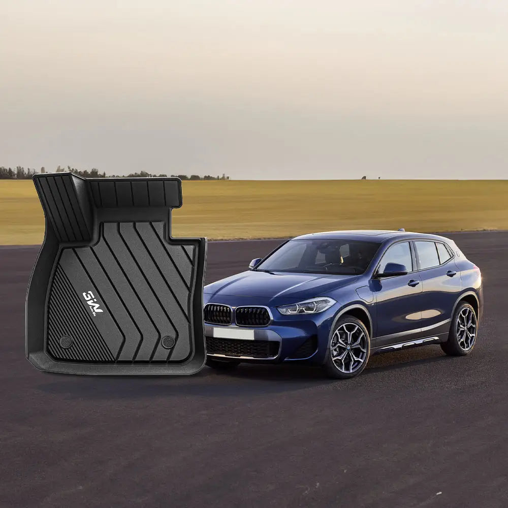 3W Allwetter-Fußmatten für BMW X2 F39 2018–2023 (Linkslenker)