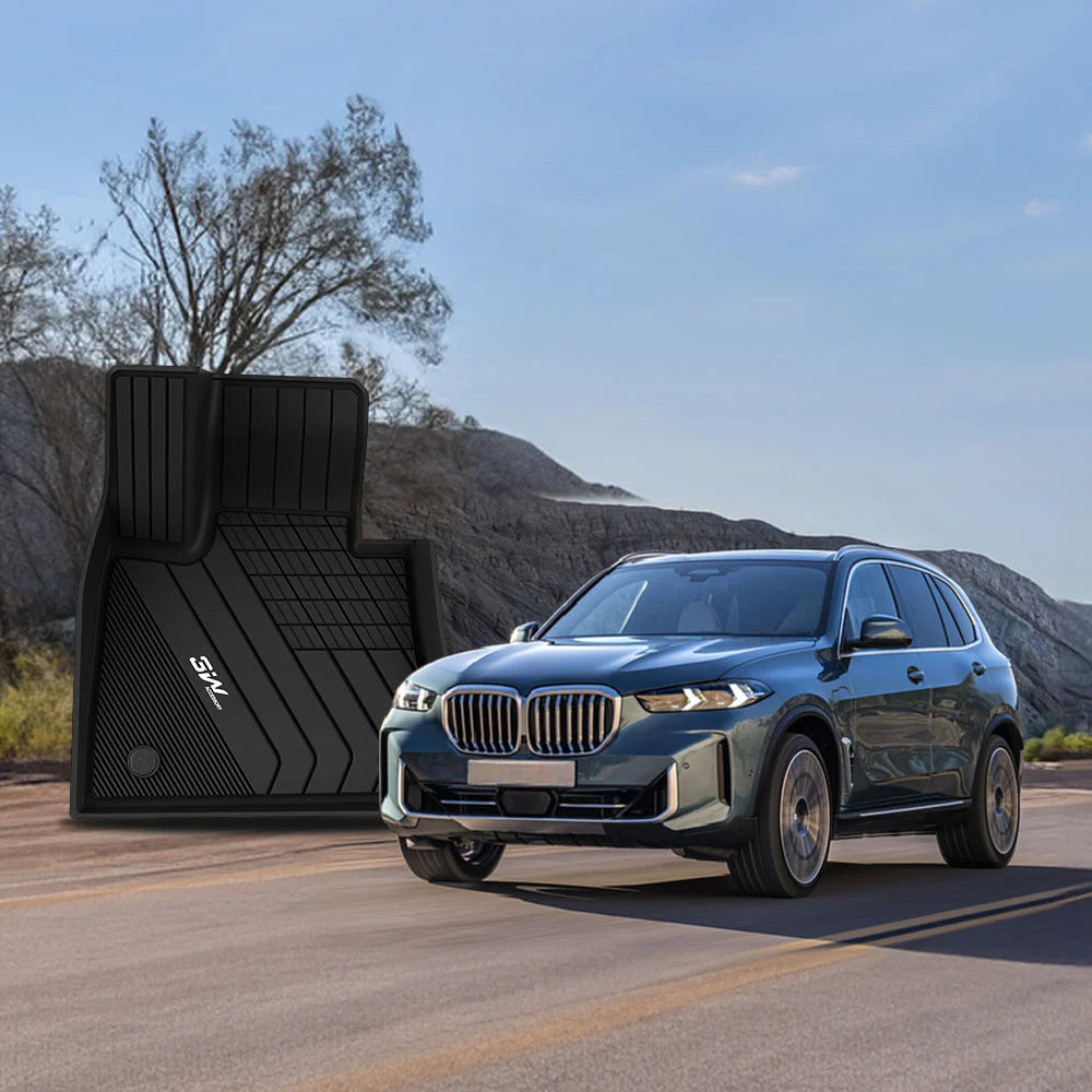 3W Allwetter-Autofußmatten für BMW X5 G05 2019–2026 (Linkslenker)