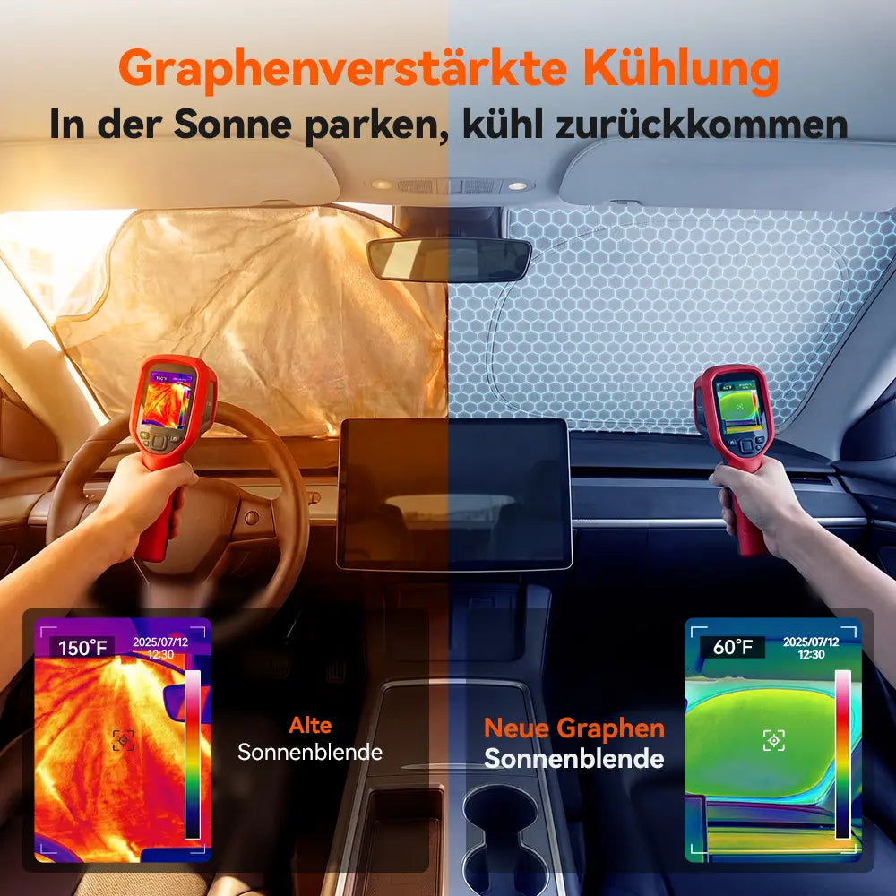 WOLFBOX Graphen-Windschutzscheiben-Sonnenschutz