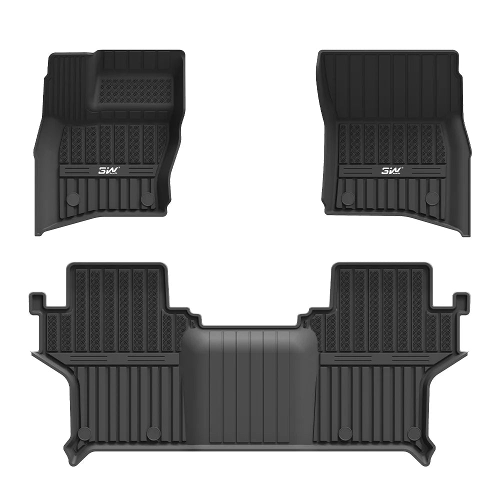 3W Allwetter-Fußmatten für Land Rover Defender 90 L663 2020–2026 (Linkslenker)