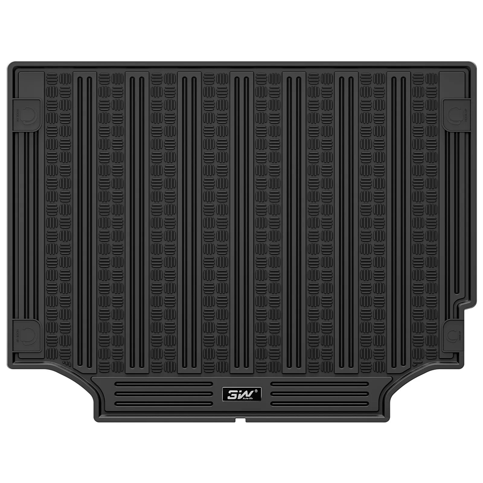 3W Allwetter-Fußmatten für Land Rover Defender 110 5-Sitzer L663 2020–2026 (Linkslenker)