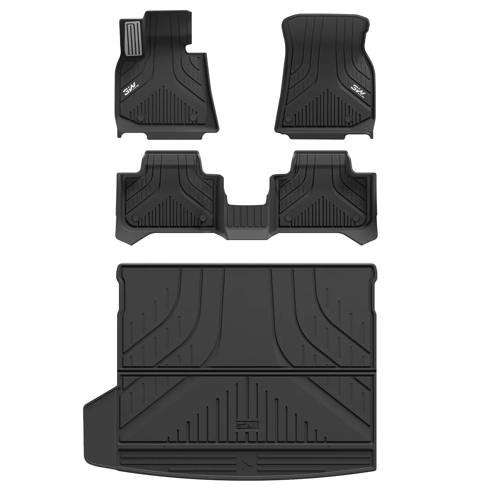 3W All Weather Car Mats für BMW X3 G45 2025–2026 (Linkslenker)