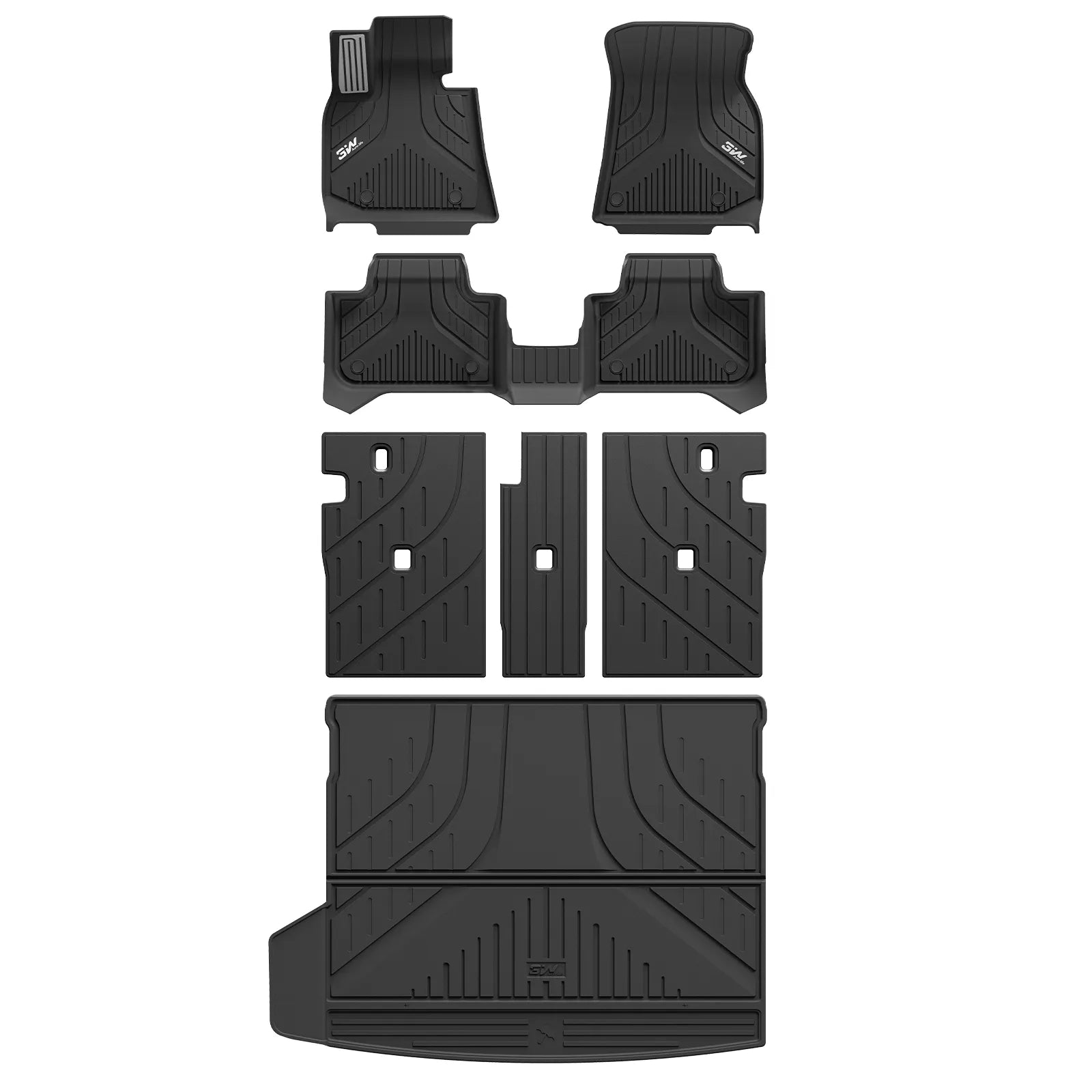 3W All Weather Car Mats für BMW X3 G45 2025–2026 (Linkslenker)